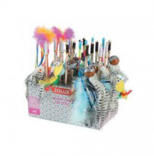 زولكس سنارة لعب للقطط باشكال متعددة