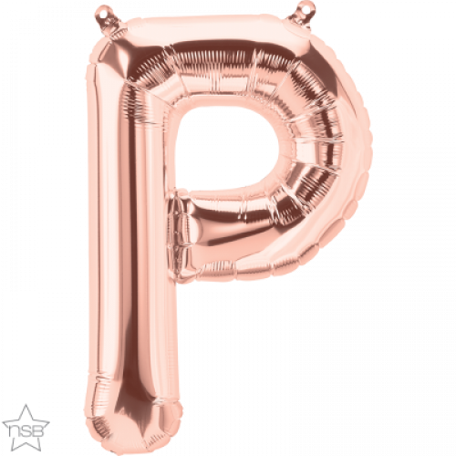 FOIL SMALL LETTER ROSEGOLD (عدد 5 قطع) P