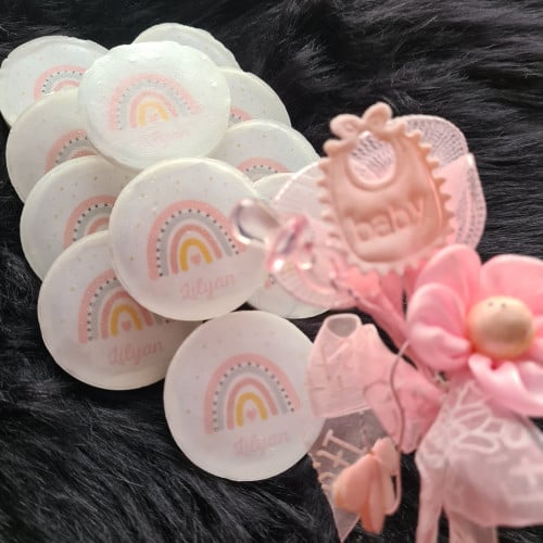 صابون طباعه حسب الطلب( دائري)