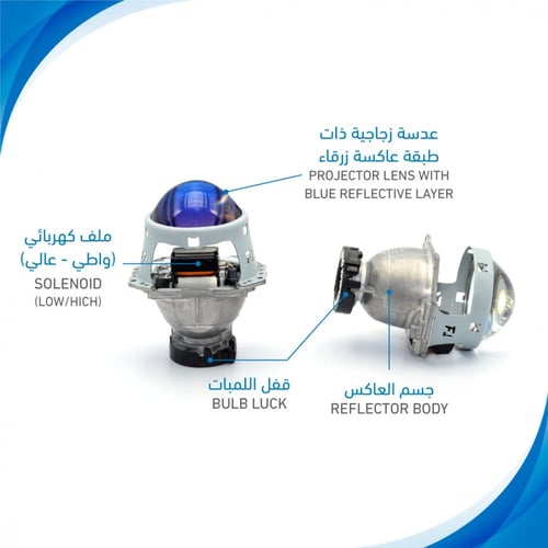 بكج عدسات هيلا 5 F1 مع التركيب