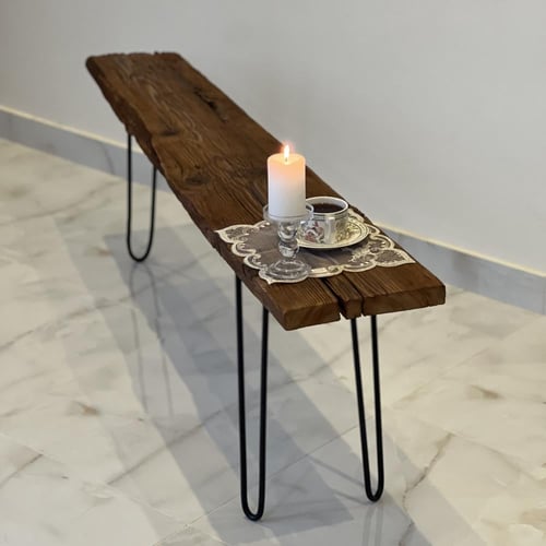 طاوله خشب عتيقه خشبل قديم معالج بمراحل