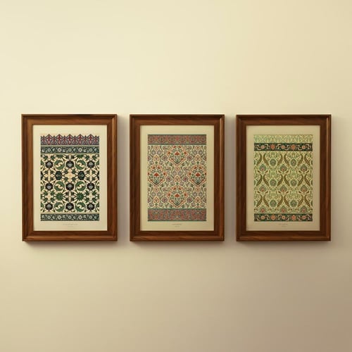 لوحة الزخارف