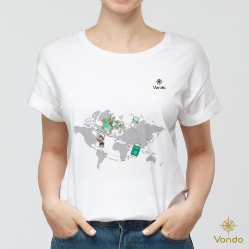 تيشرت خارطة العالم