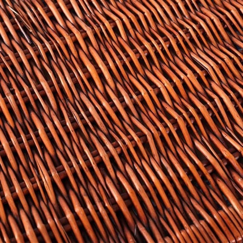 سلة رحلات راتان مع ادوات مائدة للبر والمنتزهات