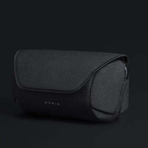 حقيبة خصر كروسبودي صغيرة لون اسود للرجال