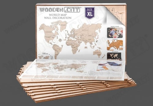 جدارية العالم خشبيه