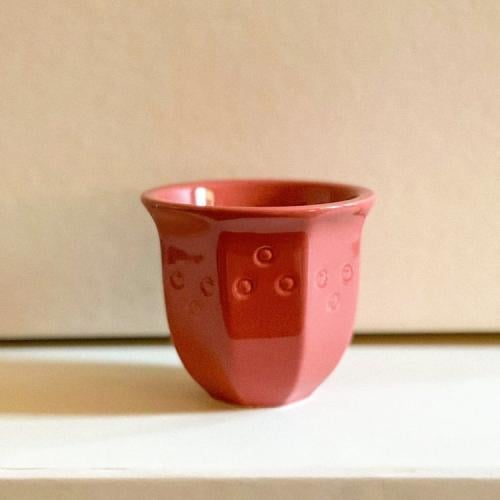 كوب الفنجان ( برتقالي ) - سادهـ