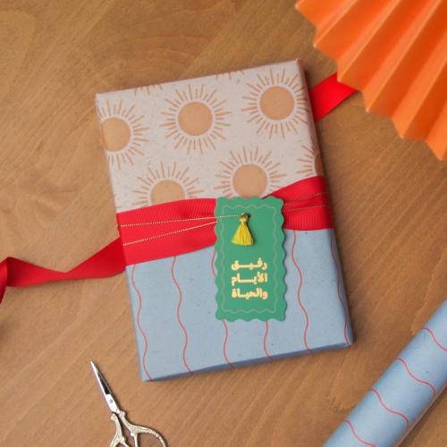 ورق تغليف ( شمس ) - قرطاسية روان