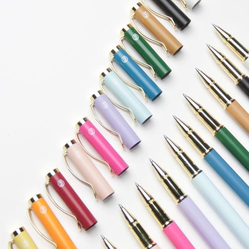 قلم فاخر مطفي ( حبر ازرق ) - قرطاسية روان