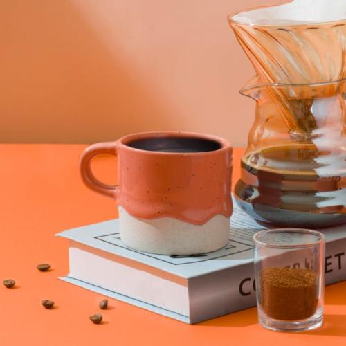 كوب فخار برتقالي 260 مل - sunset