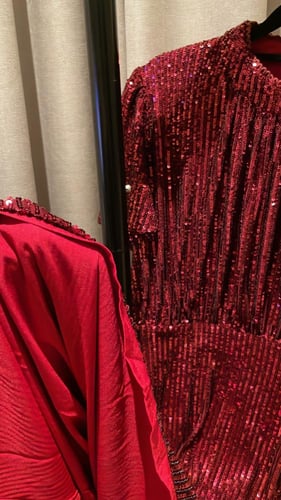 فستان برغندي | Burgundy Dress