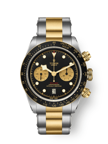 Tudor Black Bay Chrono 41mm Black and Gold Dial Steel and Gold Bracelet