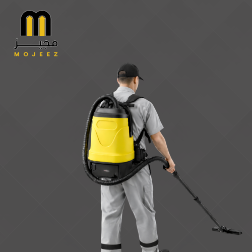 مكنسة ظهر SM-100 تعمل بالبطارية