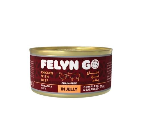 فيلاين قو طعام كامل معلبات دجاج مع لحم البقر في ال...