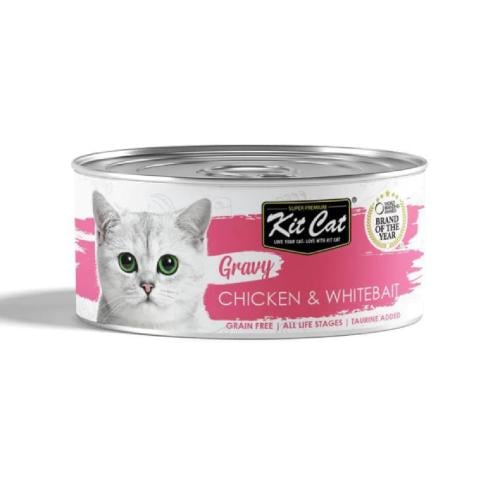 كت كات جرايفي دجاج وصغار السمك بالمرق 70 جرام