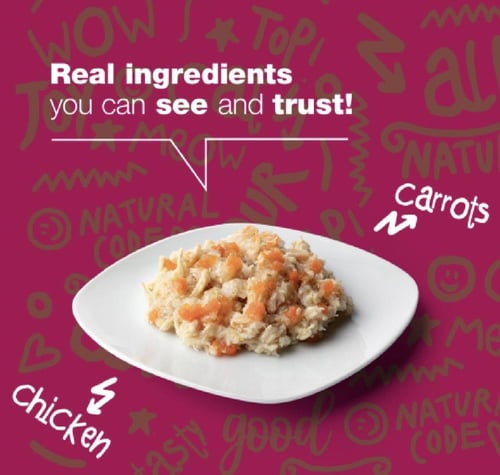 ناتشرال كود 31 الدجاج والجزر بالجيلي للقطط85جرام