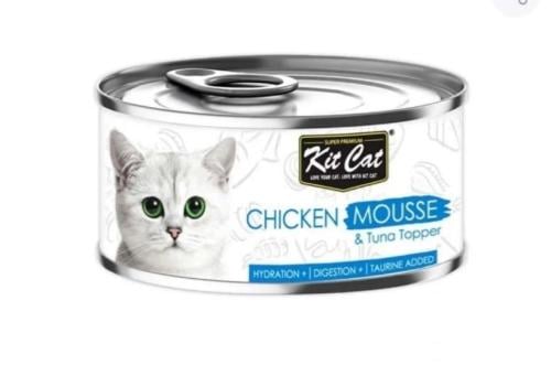 كت كات معلبات الدجاج موس 80 غ