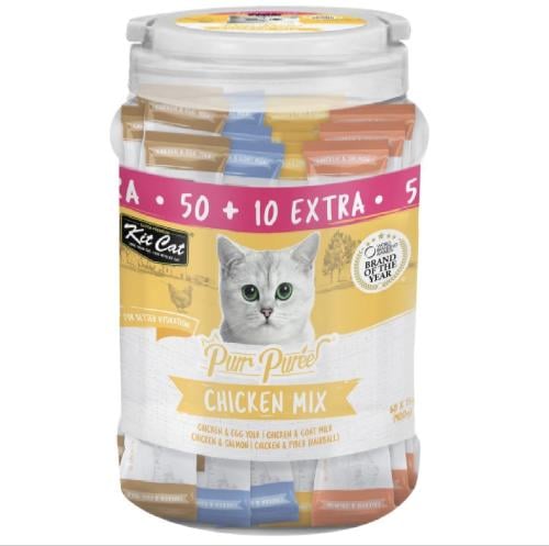 كت كات مكافاة حزمة متنوعة دجاج (50+15x10جرام)