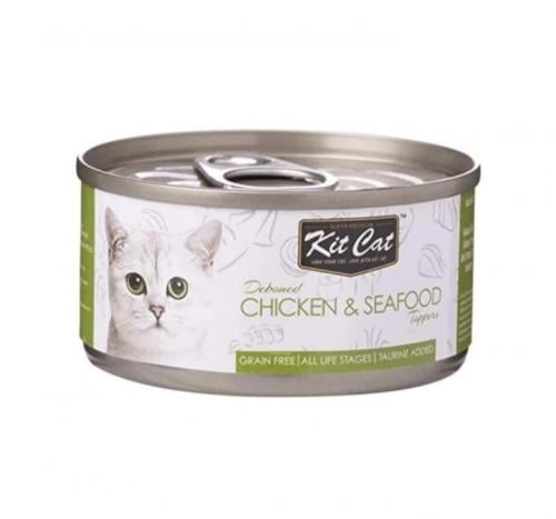 كت كات معلبات الدجاج والأسماك 80 غ