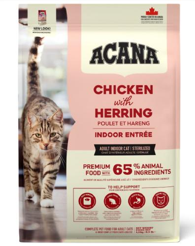 اكانا طعام جاف للقطط المنزلية بالدجاج والديك الروم...