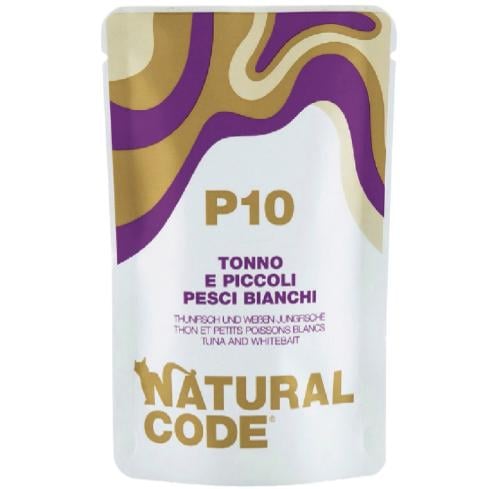 ناتشورل كود P10 اظرف التونه وسمك أبيض صغير طعام رط...