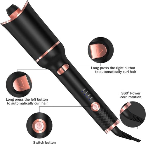 جهاز مكواة للشعر تجعيد وتمويج أوتوماتيكية من إيكام