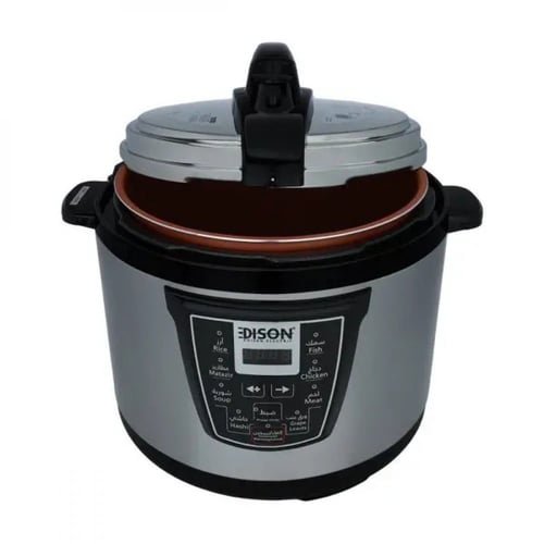 إديسون قدر ضغط كهربائي 8 لتر تيفال أسود 1300 واط
