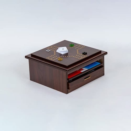 صندوق الألعاب الخشبي 10 في 1 من توي جوي