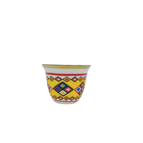 فنجان عسيري اصفر 12673