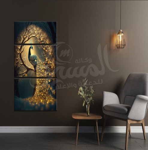 لوحة جدار ديكور حوائط 3 قطع