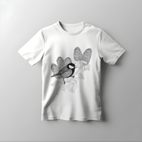 تيشيرت مطبوع بتصميم جميل