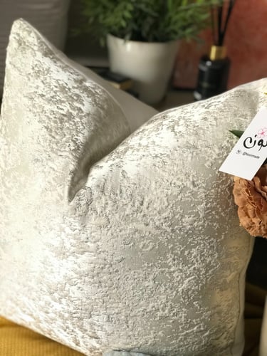 غطاء وسادة اللؤلؤ