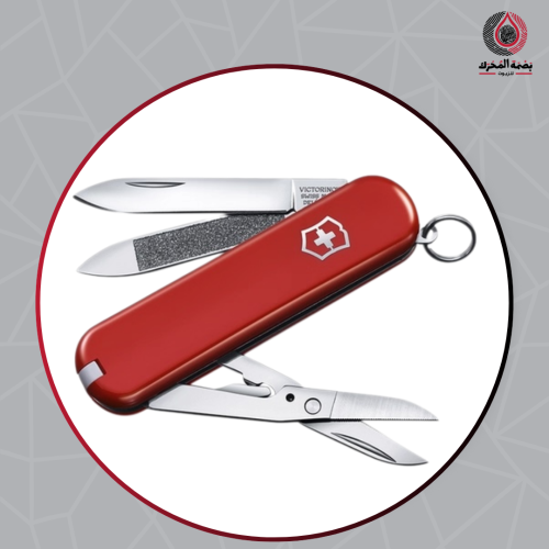 سكين فيكتورينوكس السويسرية الاصلية لون احمر