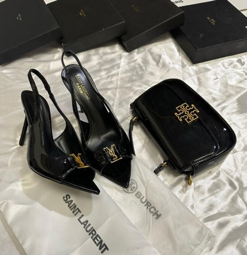 كعب وشنطه سان لوران كعب وشنط SAINT LAURENTمع توابع...