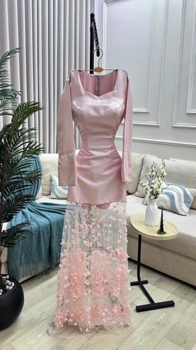 فساتين نسائي قماش ميكادو لماع