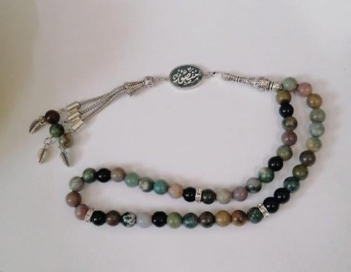 سبح احجار كريمة سبحة ملكية فضة إيطالي خالص عيار 92...