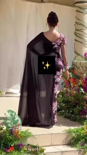 فستان نسائي سهره قماش باربي