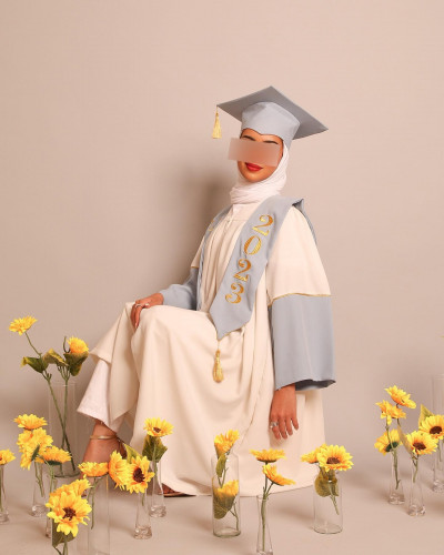 عباية تخرج 2026 البشت قماش كريب تفصيل حسب الطلب