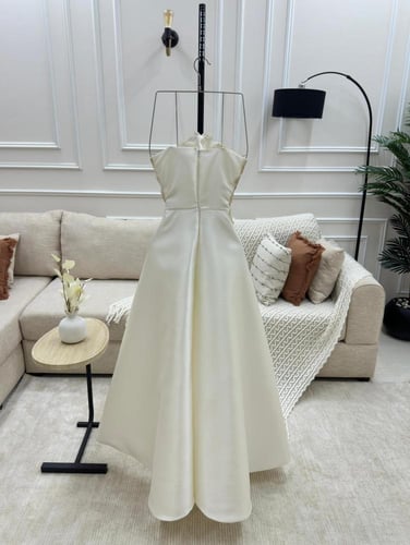 فستان نسائي سهره قماش ميكادو