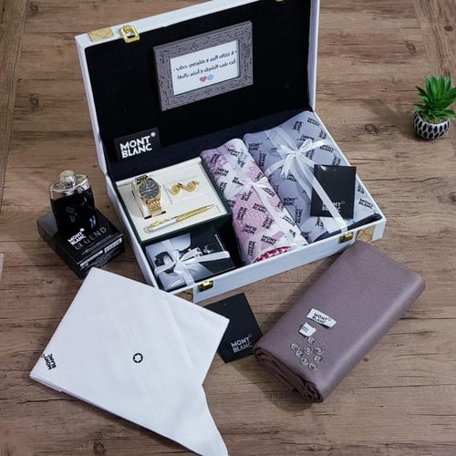 طقم شتوي رجالي ماركة مونت بلانك شتوي