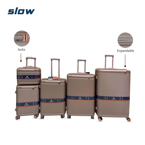 طقم شنط سفر متكامل مكوّن من 5 قطع