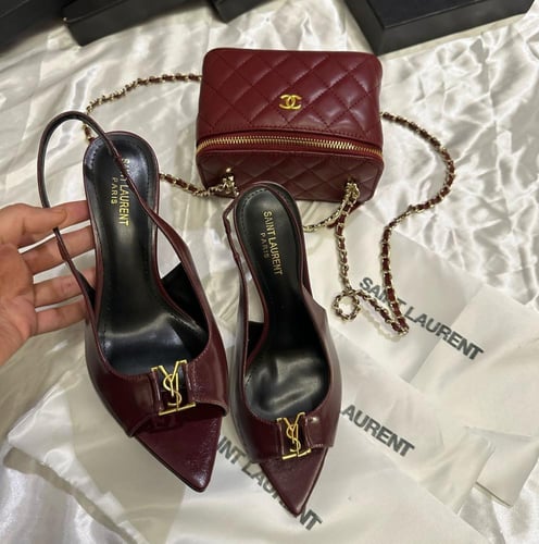 كعب وشنطه سان لوران كعب وشنط SAINT LAURENTمع توابع...