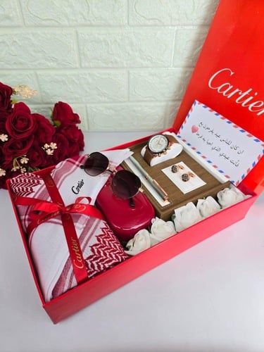 طقومات وبكسات هدايا رجالي قماش ماركة كارتير مع توا...