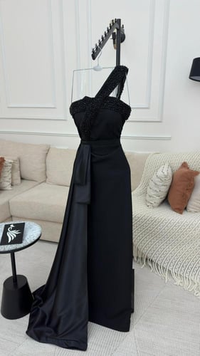 فستان نسائي سهره باربي مع تفته كوري