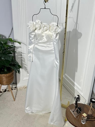 فستان نسائي سهره قماش تفته كوري