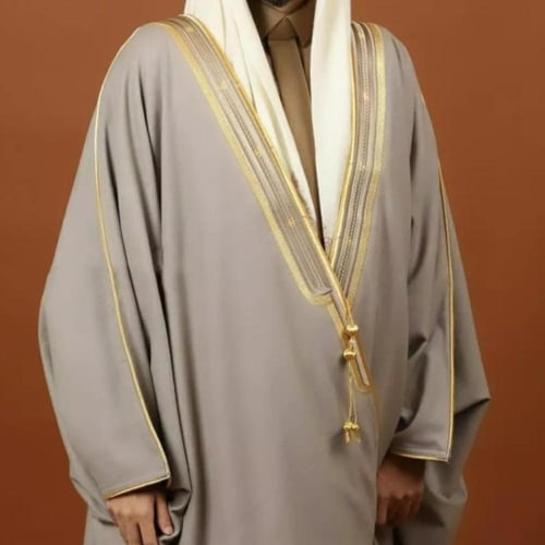 بشت شتوي رجالي ملكي كشميري فاخر درجه اولى جوخ مع ف...