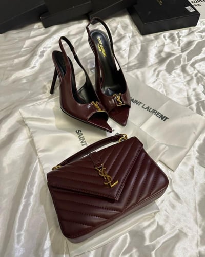 كعب وشنطه سان لوران كعب وشنط SAINT LAURENTمع توابع...