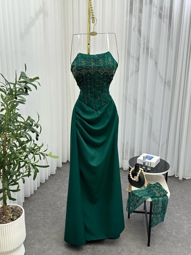 فستان نسائي قماش تفته ستريتش