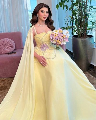 فساتين نسائي قماش تل مع شيفون