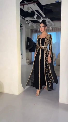 فستان نسائي سهره قماش شيفون مبطن باربي